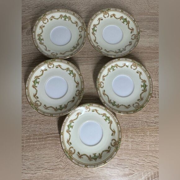 Noritake Japan Lorento Vintage Lot Of Five Tea Cups & Saucers Dinneware - Picture 7 of 12